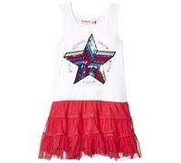Desigual Girl's Knit Dress Straps (Vest_swan), Red (Pink Fuschia 3022), 164 (Size: 13/14)