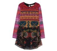Desigual Girl's Vest_oroya Dress, (Carmin 3000), 116 (Size: 5/6)