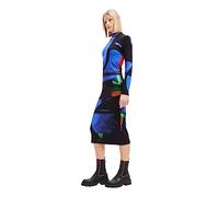 Desigual Hologram Dress by M. Christian Lacroix 23WWVF19 Black