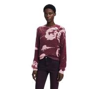 Desigual Hyder Arty Texture Two-Tone Sweater 25WWJF31 Red