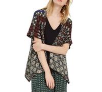 DESIGUAL Jamil Women's Jumper M Layered Asymmetric Drape 2in1 Knit Top