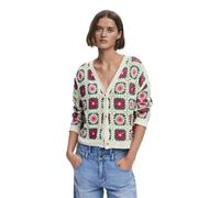 Desigual Johanna Crochet Cardigan 25SWJF27 White