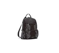 Desigual leisure backpack Chester Poker Face Mini Backpack Chocolate dark brown