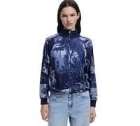 Desigual Litography Sweater designed by Mr. Christian Lacroix 25SWSK42 Blue