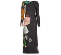 Desigual Long Dress PATCH FIONA in Black EU S