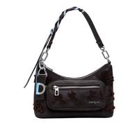 Desigual Medellin Stencil Flower Shoulderbag Chocolate