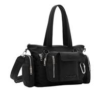 Desigual Medium Multi-Position Bowling Bag, Black, One Size