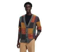 Desigual Men's Man Flat Knit Pullover Long Sleeve Sweatshirt, Material finishes, M
