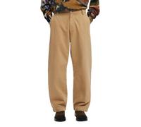 Desigual Men's Man Woven Long Trousers Pants, Brown, 38