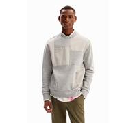 Desigual Men's Sweat_Rodolfo Sweater, Black, XXL