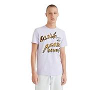 Desigual Men's TS_Zeus,5073 T-Shirt, Blue, XL