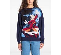 Desigual Mickey Mouse intarsia-knit sweater - Blue S-M