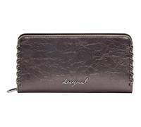 Desigual Mone Capsule Tiny Fiona Long Wallet Plata Oscura