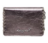 Desigual Mone Capsule Tiny Greta Medium Wallet Plata Oscura