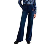Desigual Myheart Women's Casual Pants, Blue, 10