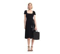 Desigual Napoles Square Neck Midi Jersey Dress 25SWVK09 Black