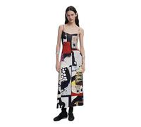Desigual Newspaper Collage Dress Designed by Mr. Christian Lacroix 25SWVK40