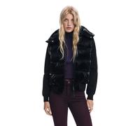 Desigual Padded Bubble Shiny Puffer with Removable Sleeves 25WWEW32 Black M