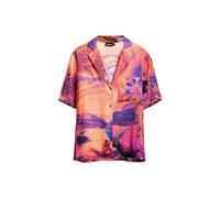 Desigual Paradise Lacroix Resort Shirt by M. Christian Lacroix 25SWCW38 Red