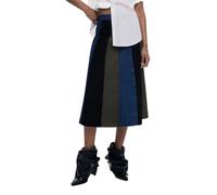 Desigual Patches Patchwork Denim A-Line Skirt 25WWFW08