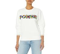 Desigual Power Logo Beaded Sweatshirt 23SWSK01 1000 White