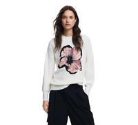 Desigual Women's Repris_JERS_Playful Sweatshirt, White, XL