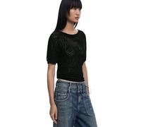 Desigual Sacramento Knit Tshirt 25SWTK97 Black