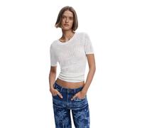 Desigual Sacramento Knit Tshirt 25SWTK97 White