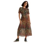 Desigual Salomon leopard print midi dress for women, size S
