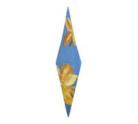 Floral Silk Scarf Women's Desigual Bleu TU