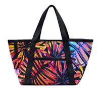 Desigual shopper bag Tropical Beach Merida Rev Shopping Bag Jaune