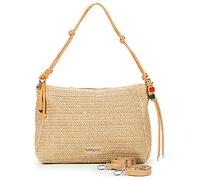 Desigual Shoulder Bag BAG HALF LOGO RAFFIA LEIRIA in Beige One size