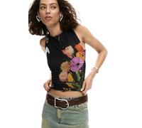 Desigual Women's Bruselas T-Shirt, Black/White, XL