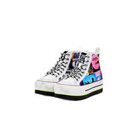 Desigual Sneaker Boot Fake Top Collage Print 23SSKA44 Multicoloured