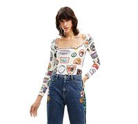 Desigual Stamps Bodysuit Top 22WWQK20 AW22