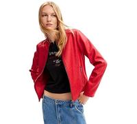 Desigual Toronto Very Soft Slim Biker Jacket 23WWED02 Red