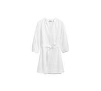 Desigual Tours Palm Tree Embroidery Broderie Anglais Dress 25SWVW09 White