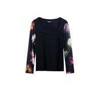 Desigual Women's Ts_Flint T-Shirt, Black/White, M