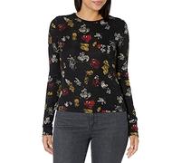 Desigual Ts_Mickey Lovers Women's T-Shirt, Black, XL