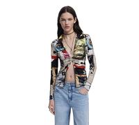 Desigual TS_Newspaper_Lacroix, 2000 Black, XL
