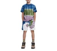 Desigual TS_TIE DYE, 6024 PANTANO, 7/8 Brown