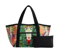 Desigual Urban Beach Merida Shopping Bag Moss