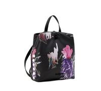 Desigual Women's Floral Backpack Abstract Blooms - Black - Size: ONE size