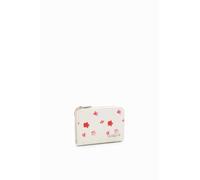 Desigual Women Mone_Circa Emma Mini Tri-Fold Wallet, White, 24SAYP21