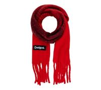 Desigual Women's Accessories Fabric Long Scarf Boa, red, One Size