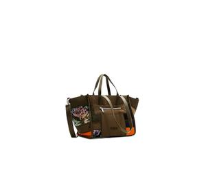 Desigual Women's Accessories Fabric Shopping Bag, Green, Green, One size
