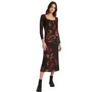 Desigual Womens Arcane Pullover Midi Dress Brown S