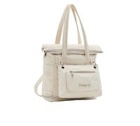 Desigual Women's Back_Basic Modular Accessories Nylon Backpack Big, White, One Size