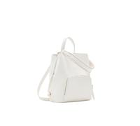 Desigual Women's Back_Half Logo 24 S Accessories PU Backpack Mini, White, One Size