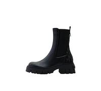 Desigual Women's Base Chelsea Mid Calf Boots, black, 4 UK